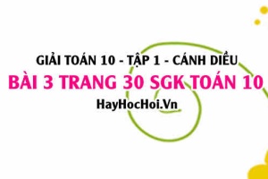 Giải bài 3 trang 30 Toán 10 tập 1 SGK Cánh Diều: Bất phương trình bậc nhất 2 ẩn